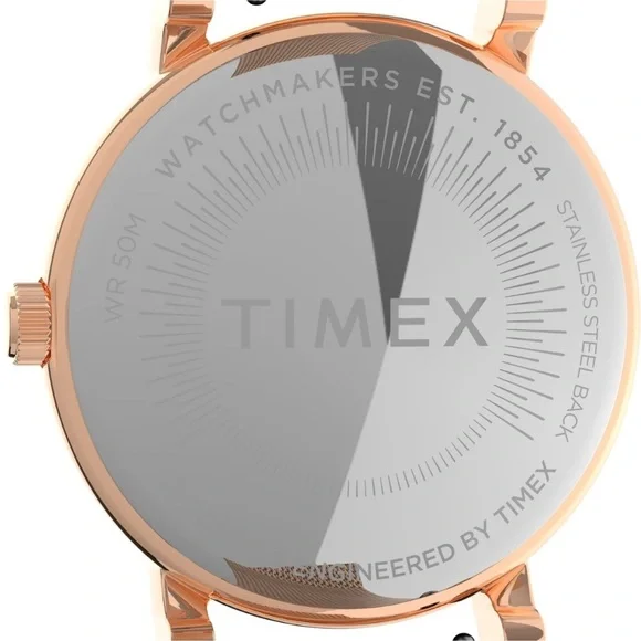 Timex Rose Gold Mesh Watch with Sparkling Dial - Picture 3 of 7